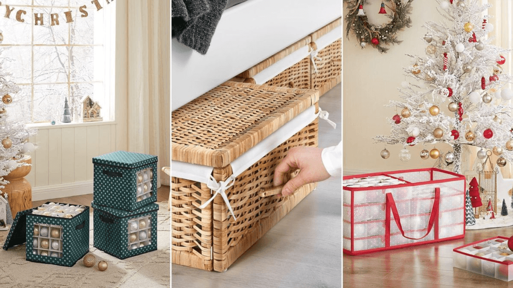 Christmas decoration storage