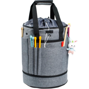 Expandable yarn storage bag