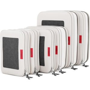 Packing cubes set for travel luggage