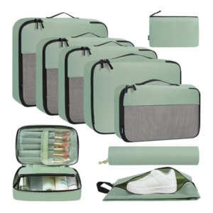 Packing cubes with mesh panel design 1