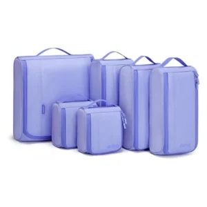 Structured travel packing cubes with mesh 1