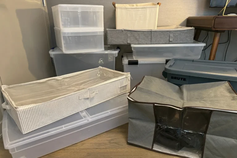 clothing storage organizers box