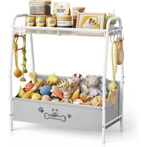 Wholesale Large Dog Toy Storage Rack with Hooks