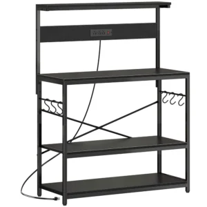 Factory Wholesale Kitchen Bakers Rack with Power Outlets