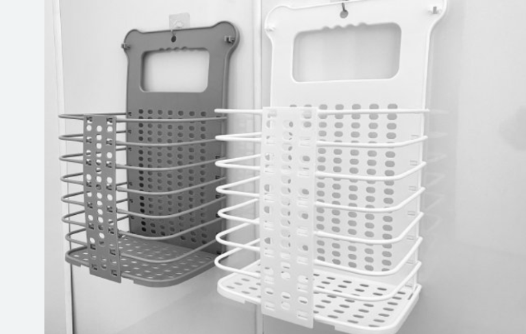 wall mounted laundry hamper