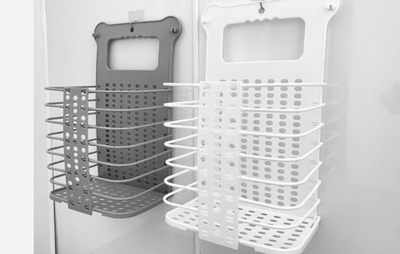 wall mounted laundry hamper