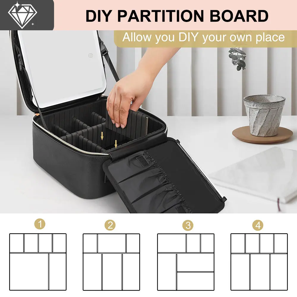 Wholesale everyday cosmetic bags for handbag, bulk custom printed makeup bags for retail brands