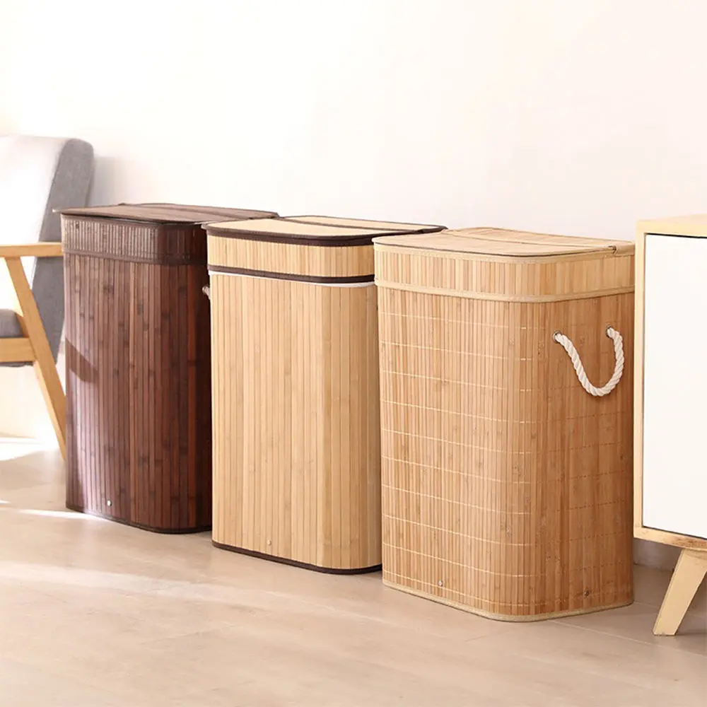 Wholesale bamboo laundry basket for custom retail programs