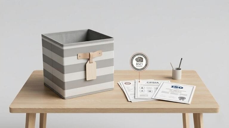 compliance certifications for custom toy storage boxes CPSIA REACH BSCI