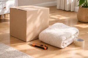 DIY cat nesting box supplies for small apartments