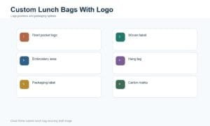 Custom lunch bags with logo options