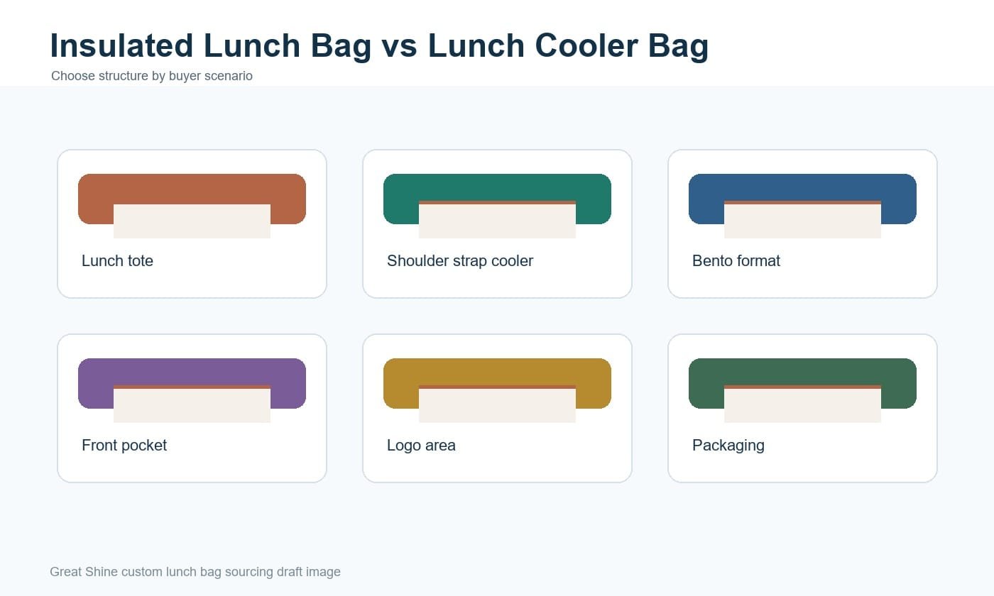 Insulated lunch bag vs lunch cooler bag comparison