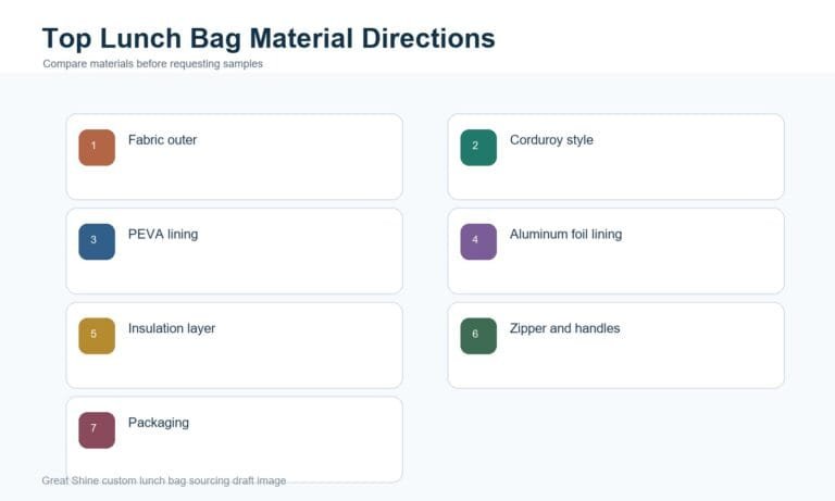Top lunch bag materials for private label buyers
