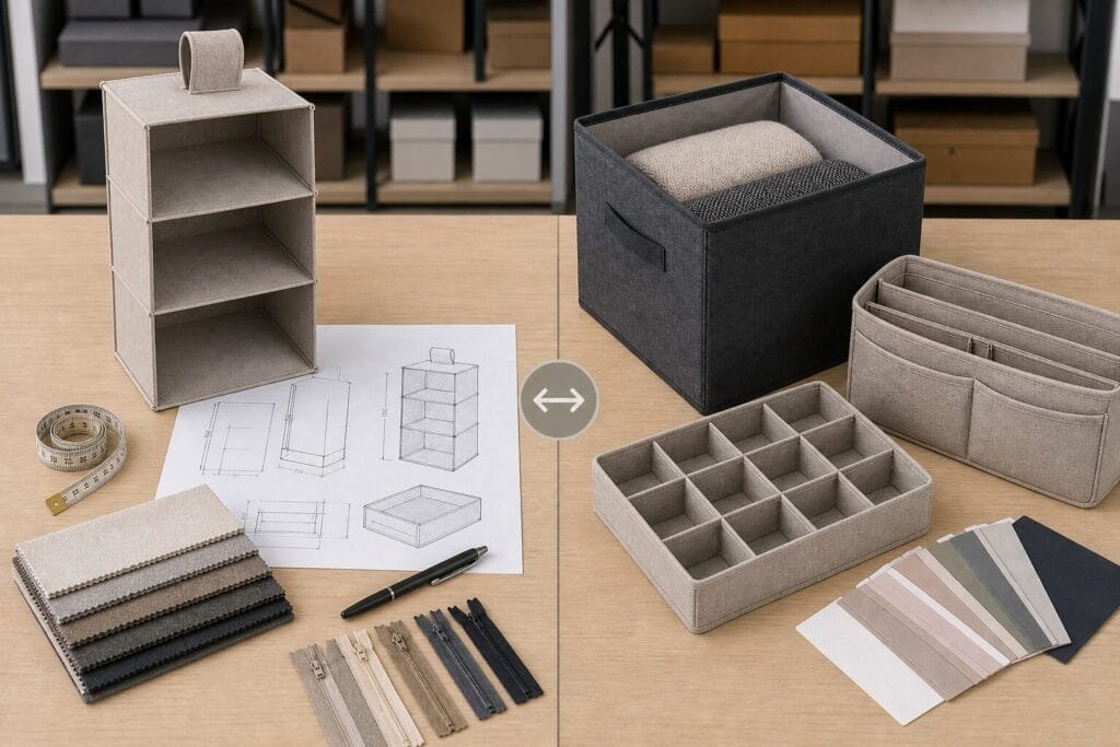 OEM and ODM closet organizer sourcing route comparison for private label buyers.