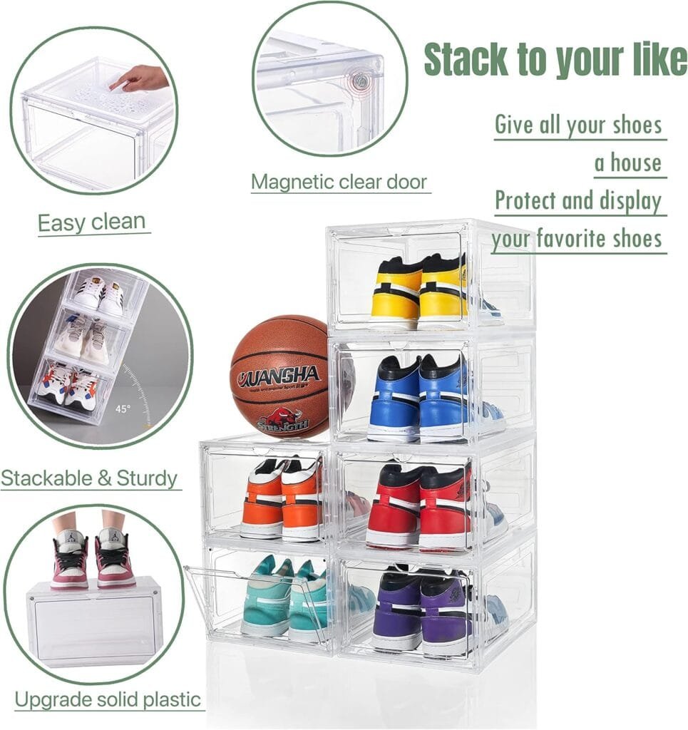 Enclosed shoe storage box structure reference