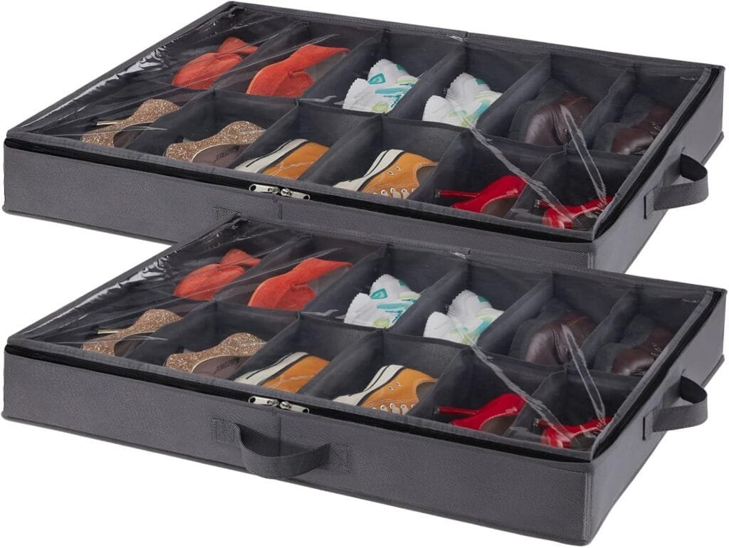 Canvas material for custom shoe storage products