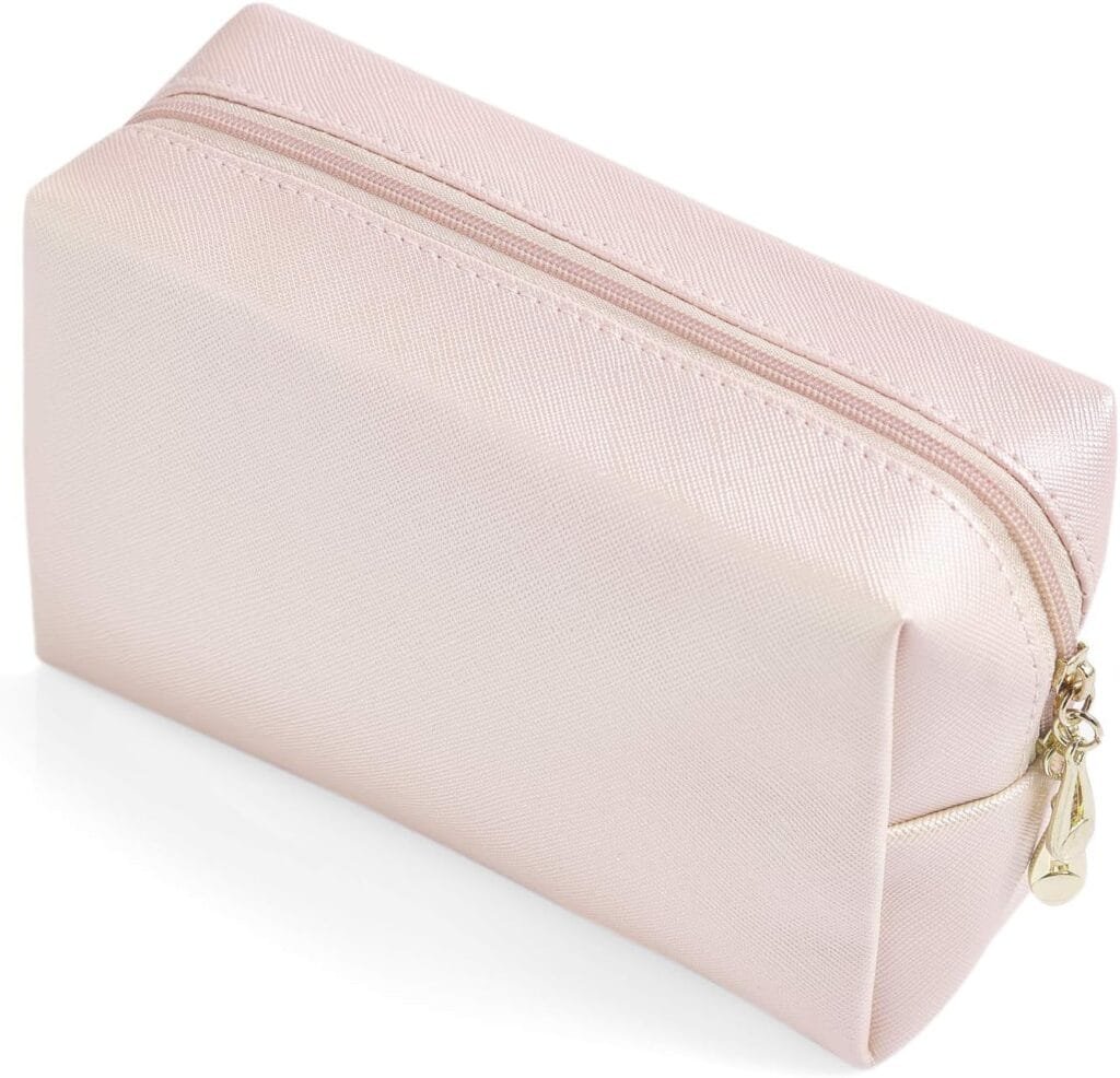 PU leather material sample for custom cosmetic bags