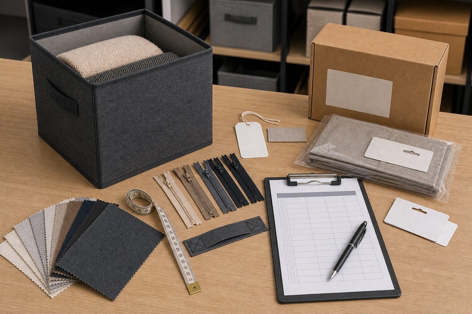 RFQ checklist for ordering custom closet organizers.