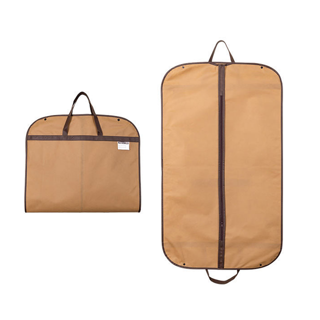 edge binding detail for garment bags
