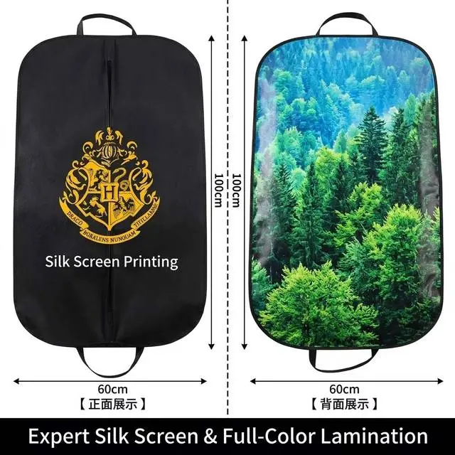 hanger opening detail for garment bags