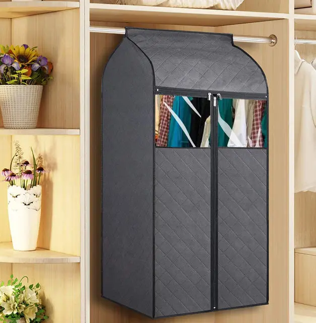 clear window stitching for garment bags