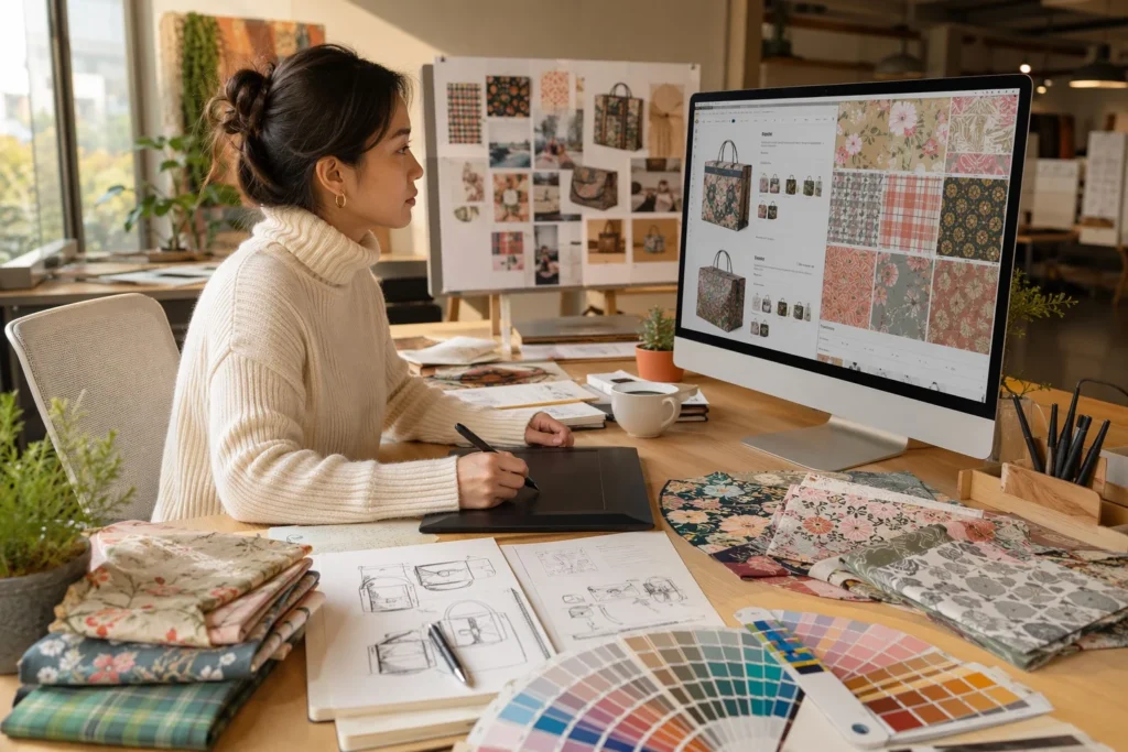 Great Shine in-house design team creating Amazon listing images for OEM buyers