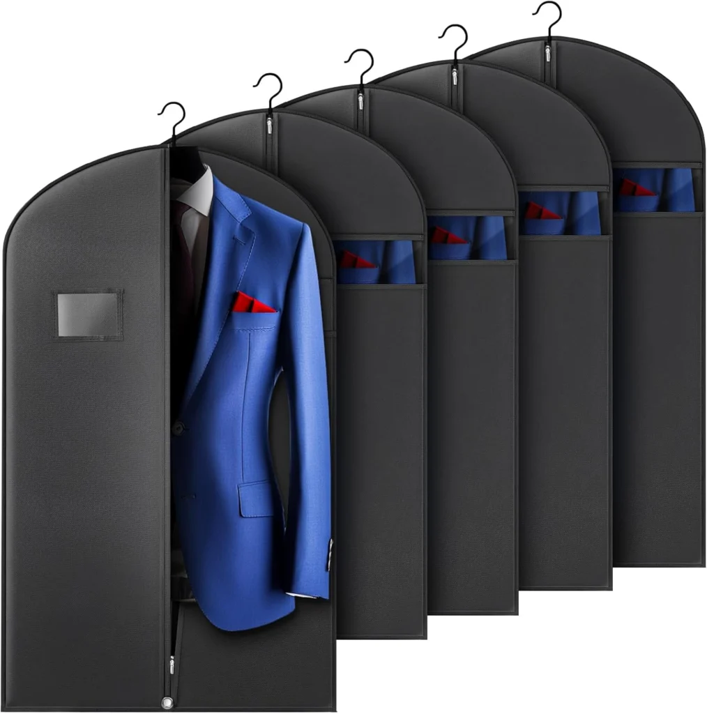 garment bag for closet storage