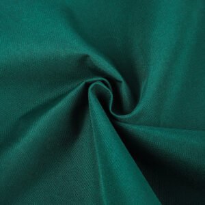 Green Oxford fabric with a visible woven texture
