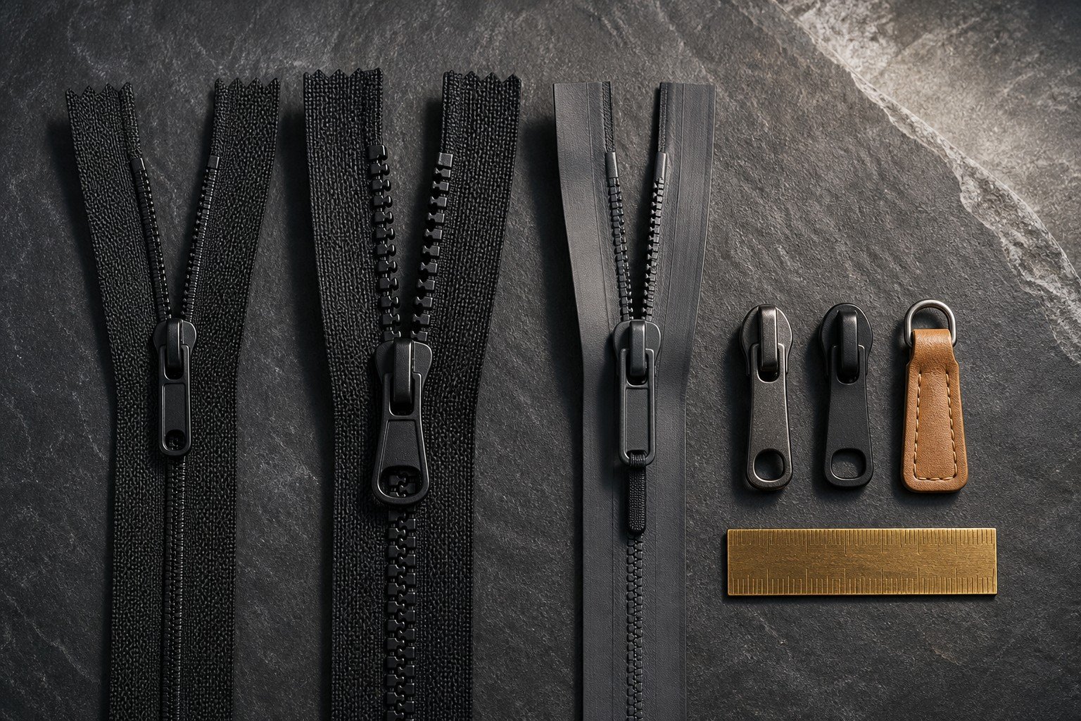 Zipper options for custom storage bags