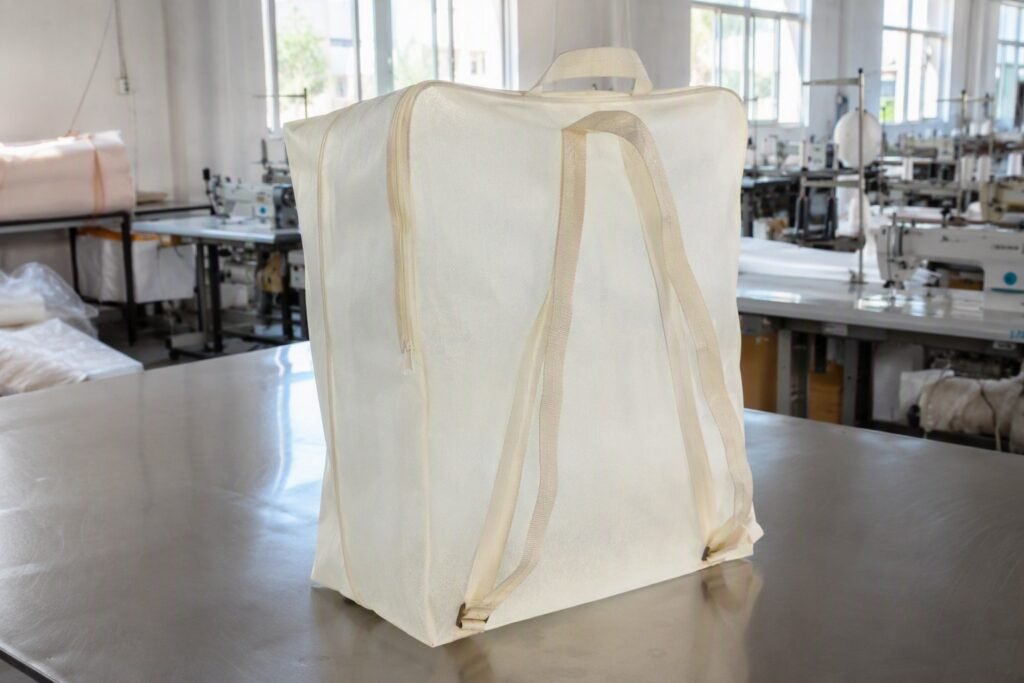 Economy non-woven moving bag with backpack straps